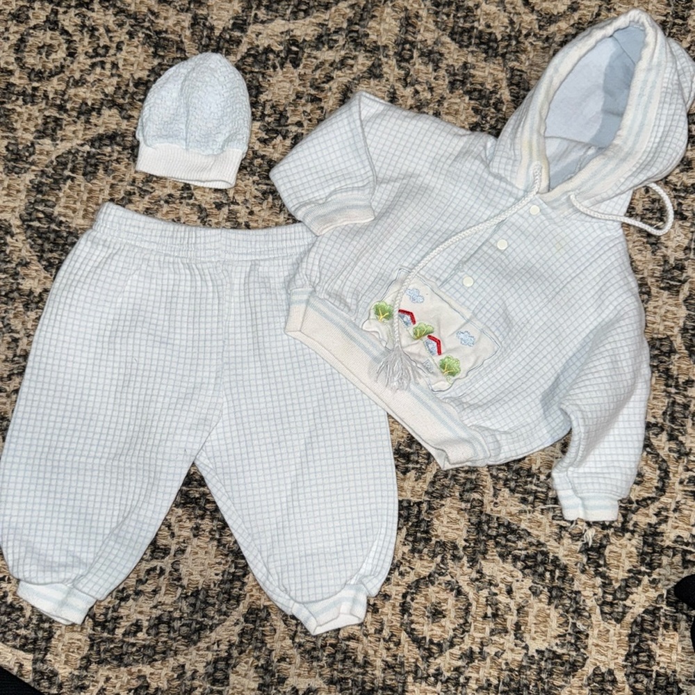 VTG RARE Baby Dior 3 Pc Set